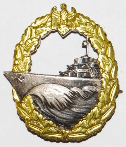 Schwerin Marked Kriegsmarine Destroyer Badge