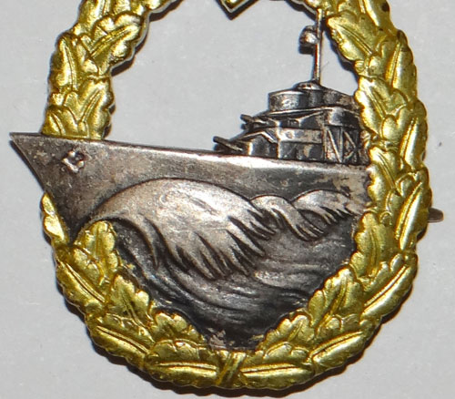 Schwerin Marked Kriegsmarine Destroyer Badge