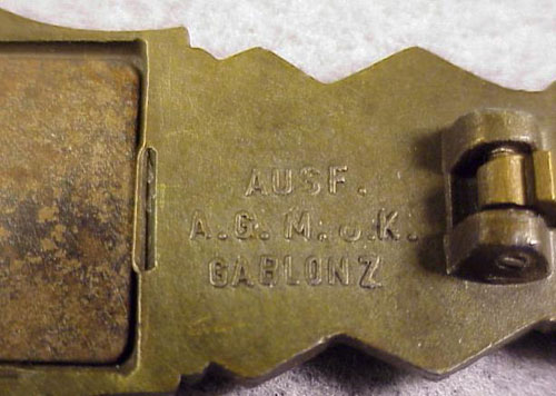 Bronze Close Combat Clasp