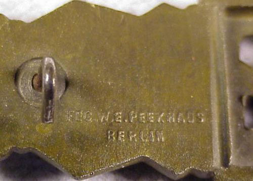 Bronze Close Combat Clasp