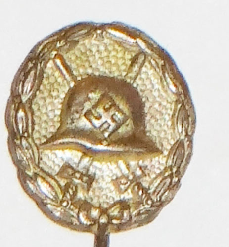 Miniature 1st Pattern SILVER 1936/39 Wound Badge "Stick Pin"