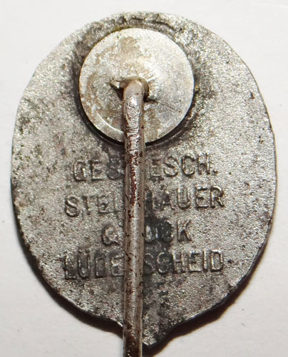 Miniature Silver Horseman’s Badge "Stick Pin"