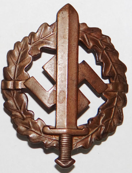 Numbered BRONZE SA Sport Badge 1935-1939 Pattern Numbered BRONZE SA Sport Badge 1935-1939 Pattern