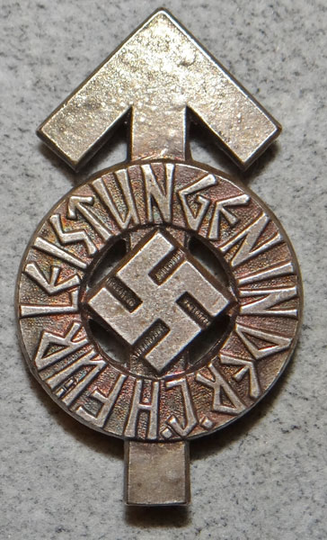 Class "B" Silver Hitler Youth Proficiency Badge Class "B" Silver Hitler Youth Proficiency Badge
