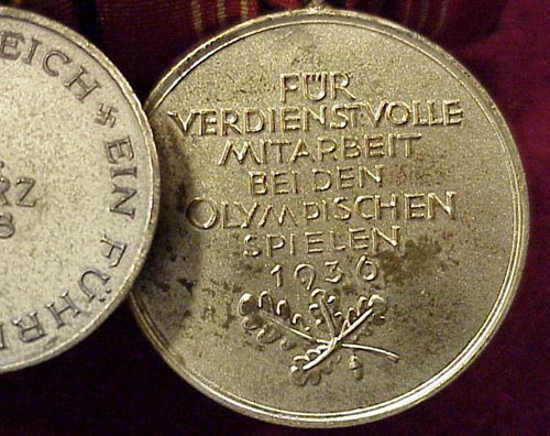 German World War II Medal Bar with 2 Awards