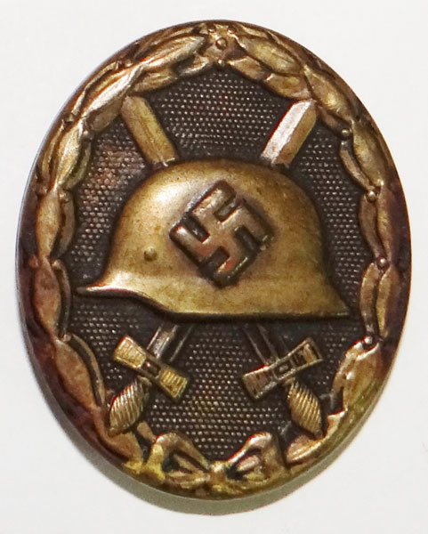 German WW II Black Wound Badge German WW II Black Wound Badge