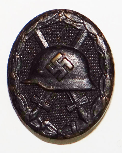 German WW II Black Wound Badge German WW II Black Wound Badge