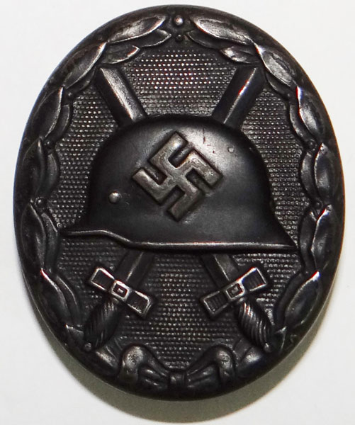 Maker "L/56" WW II German Black Wound Badge Maker "L/56" WW II German Black Wound Badge