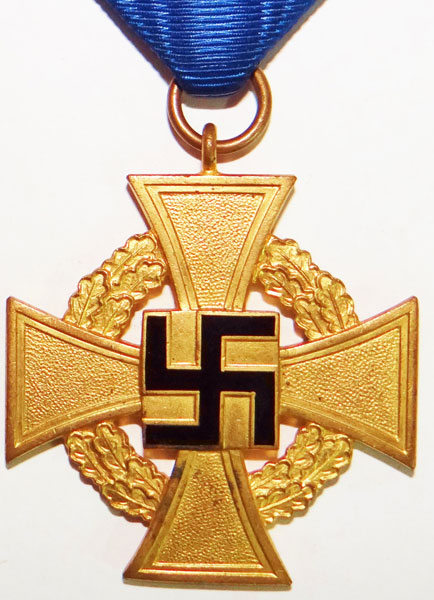Gold 40 Year Faithful Service Cross