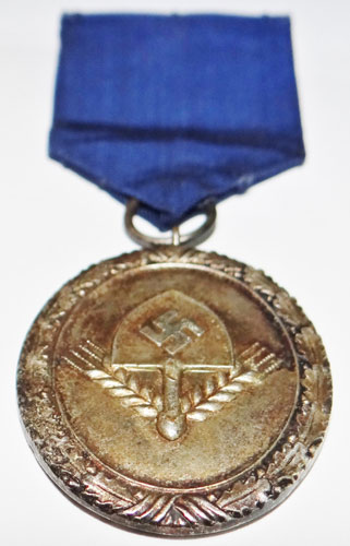 RAD Men’s Silver 12 Year Long Service Medal