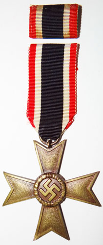 War Merit 2nd Class Cross without Swords with Ribbon Bar