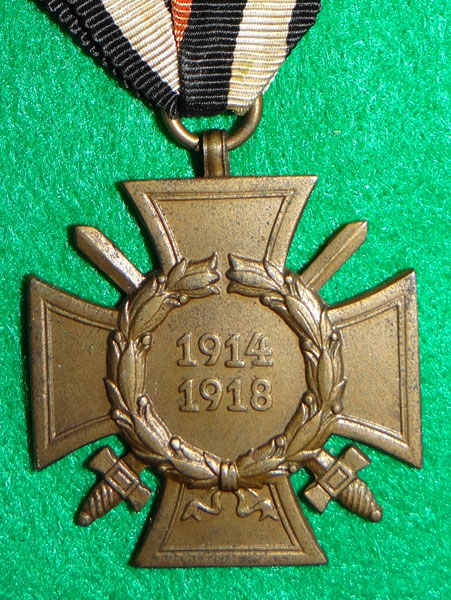 WW I Cross of Honor 1914/18 with Swords WW I Cross of Honor 1914/18 with Swords