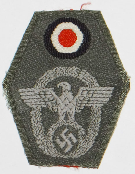 Police M43 Cloth Cap Insignia