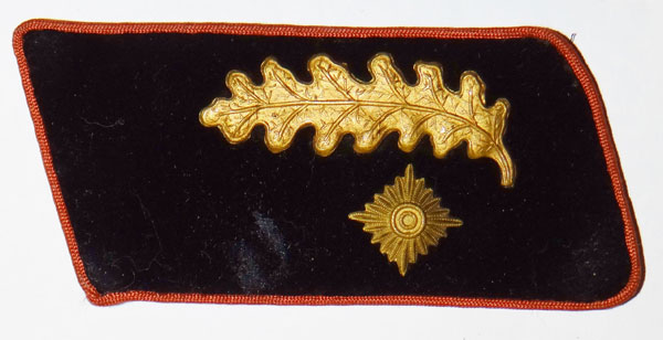 Reichsbahn 1924 Pattern Officials Collar Tab for Pay Group 8