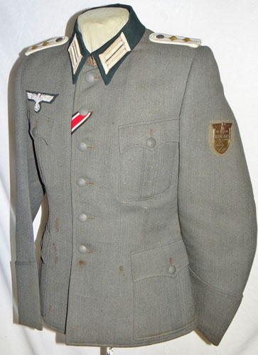 Army Infantry Hauptmann Tunic with "KUBAN" Shield