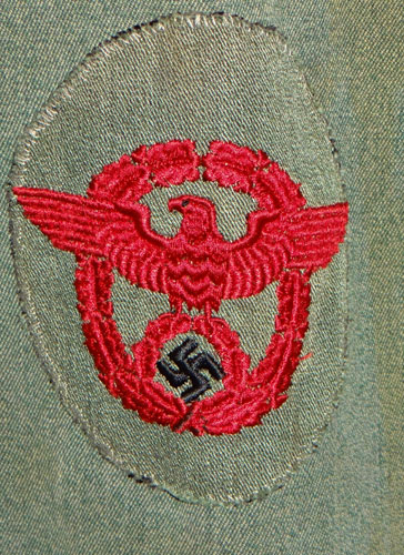 Army Artillery Oberleutnant M36 Tunic with "Krim" Shield