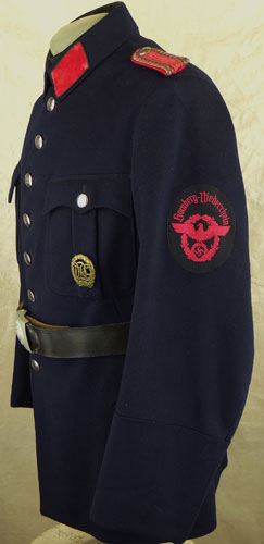 German Volunteer Fire Brigade Service Tunic