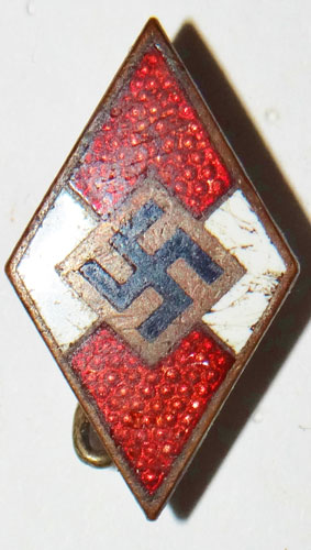 Hitler Youth Enamel Membership Diamond