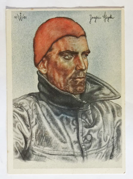 Wolfgang Willrich Post Card of Kapitanleutnant "Schepke"