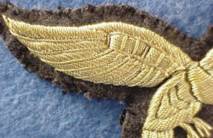 Luftwaffe FlakTroops Hauptmann, Reserves Collar Tabs