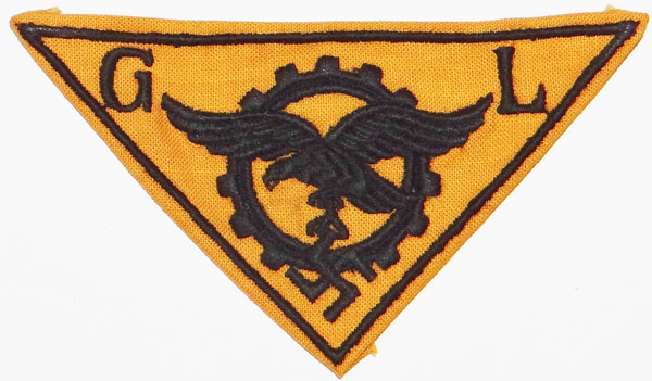 Luftwaffe Civilian Technician Cloth Insignia Luftwaffe Civilian Technician Cloth Insignia