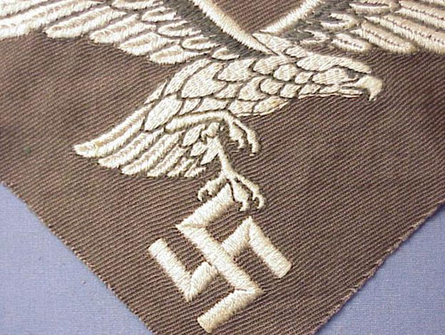 Luftwaffe Officers Eagle Cut From Vehicle Pennant