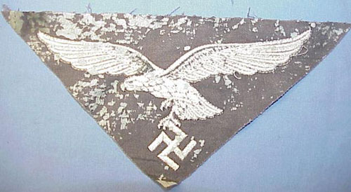 Luftwaffe Officers Eagle Cut From Vehicle Pennant