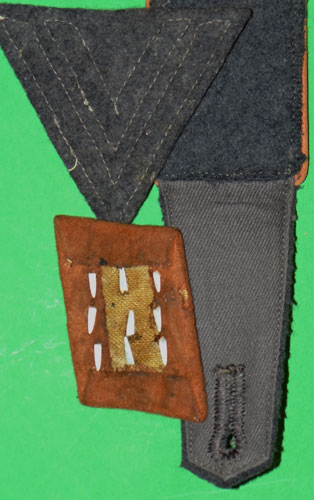 Luftwaffe Feldwebel of Flak Troops Shoulder Board & Collar Tab Set