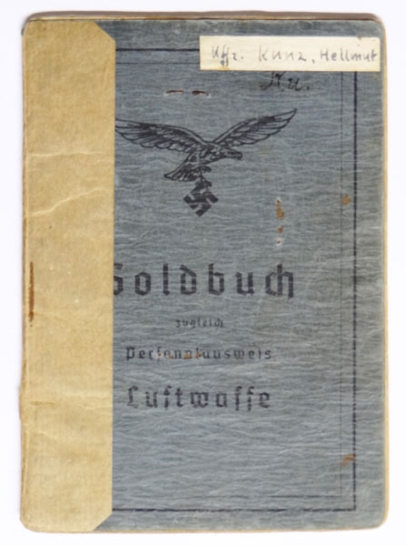 Luftwaffe Soldbuch for Flight Unteroffizier