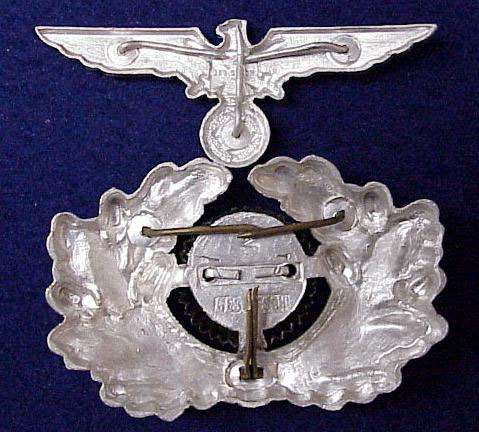 NS-Reichskriegerbund Visor Hat Insignia Set