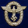Bahnschutz Police Visor Hat Insignia Set