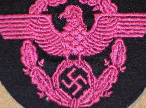 Feuerwehr ( Fire Service ) NCO & EM Sleeve Eagle with Assignment Location