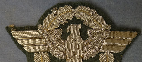 Police Officers Bullion Wire Sleeve Eagle