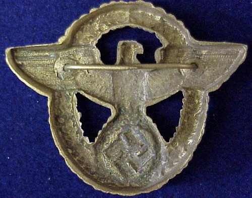 Water Police & Traffic Police NCO & EM Visor Hat Insignia