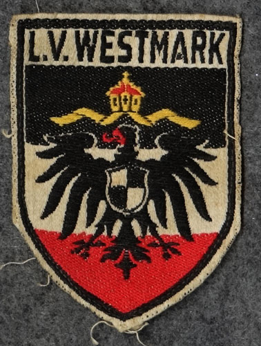 Stahlhelm "L.V. Westmark" District Arm Badge