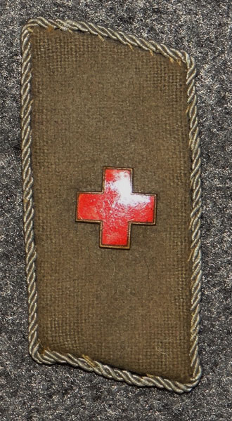 Red Cross Collar Tab