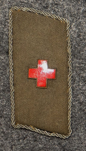 Red Cross Collar Tab