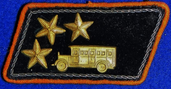 Transportation Reichspost Officials Collar Tab