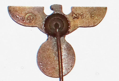 Bronze Eagle and Swastika Stick Pin