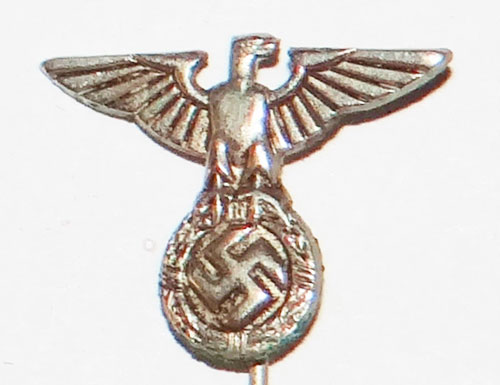Early 1st Pattern National Eagle & Swastika Stick Pin