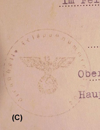 12. / Panzer Gren. Regt 71 (mot) Document Group to "Feldwebel Alfred Turlach"