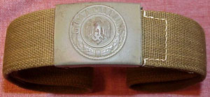 Army Tropical NCO & EM Web Belt and Buckle