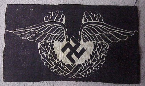 Cloth Insignia of Civilian Retinue of the Luftwaffe