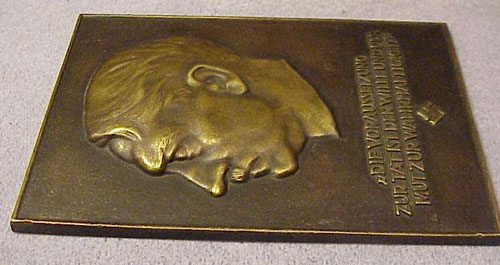"The Fuhrer Plaque"