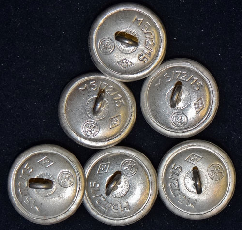 SS Marked Tunic Buttons