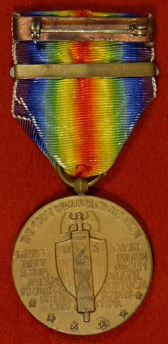 WW I "Victory" Medal with FRANCE Bar