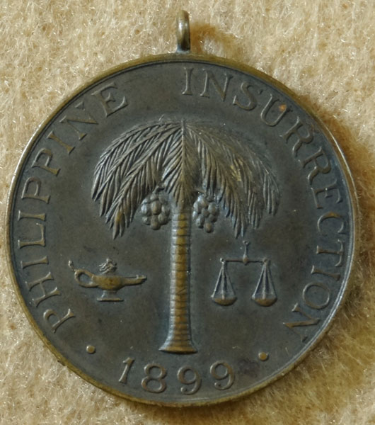 Spanish American War U.S. Army 1899 Philippine Insurrection Medal
