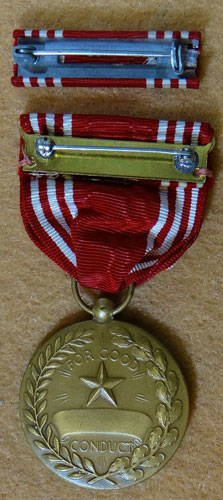WW II "U.S. Army Good Conduct" Medal with Ribbon Bar