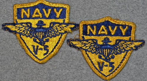 WW II U.S. Navy "V-5" Group
