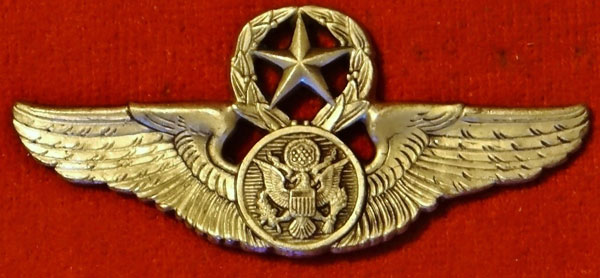 1950-60's Period Sterling "Chief Aircrew" Member 2 inch Clutch Back Wing by "Meyer"
